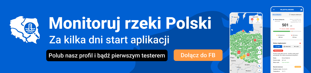 Monitoruj rzeki Polski - Za kilka dni start aplikacji